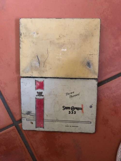 Vintage Three threes State Express 333 cigarette tin
